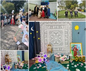 Accoglienza della statua di Gesù Bambino - scuola dell'infanzia.