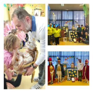 Accoglienza della statua di Gesù Bambino - scuola dell'infanzia.