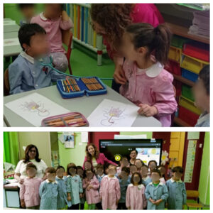 Lezione sul corpo umano - scuola dell'infanzia plesso Cosenza.