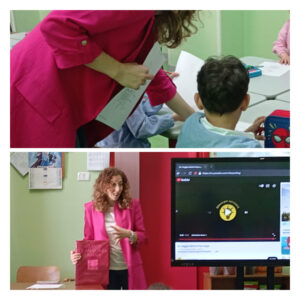 Lezione sul corpo umano - scuola dell'infanzia plesso Cosenza.
