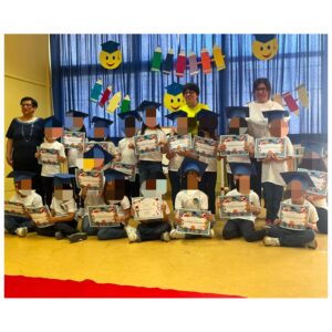 Saggio finale dei bambini della scuola dell'infanzia del plesso Cosenza.