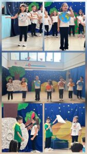 Saggio finale dei bambini della scuola dell'infanzia del plesso Meucci.
