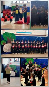 Saggio finale dei bambini della scuola dell'infanzia del plesso Meucci.