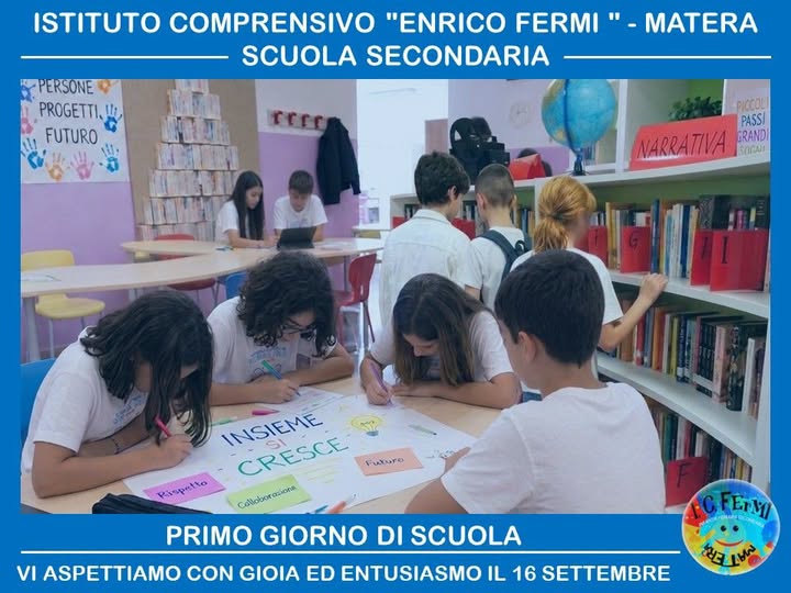 Primo giorno di scuola alla Secondaria