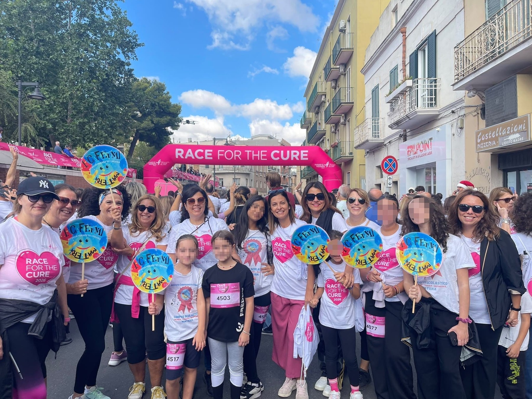 L'I.C. Fermi  alla Rece for the cure!